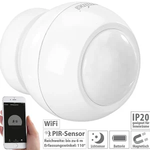 VisorTech PIR Bewegungsmelder:WLAN-Outdoor-Sirene Für ELESION,Akku, WLAN, 95 DB, PIR-Sensor, IP54 30