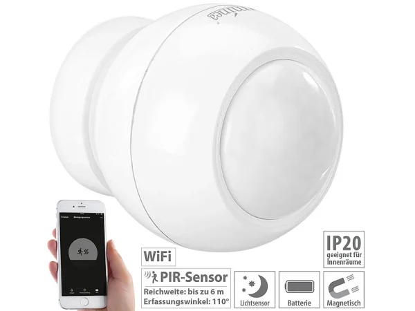 VisorTech PIR Bewegungsmelder:WLAN-Outdoor-Sirene Für ELESION,Akku, WLAN, 95 DB, PIR-Sensor, IP54 8
