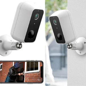 VisorTech Überwachungskamera App:Outdoor-IP-Überwachungskamera, Full HD, WLAN, Versandrückläufer 27
