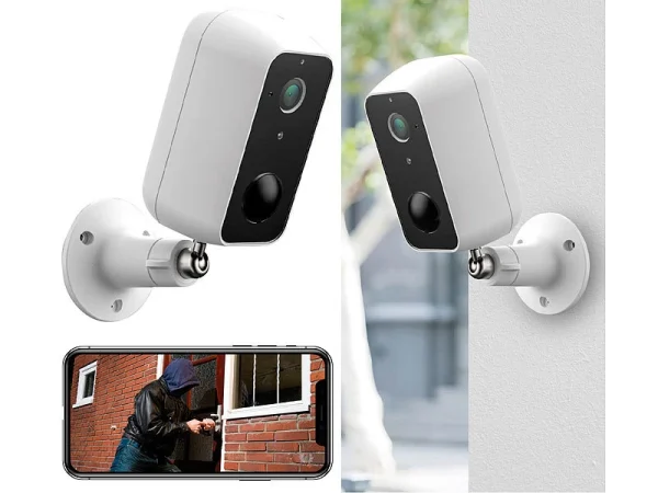 VisorTech Überwachungskamera App:Outdoor-IP-Überwachungskamera, Full HD, WLAN, Versandrückläufer 10