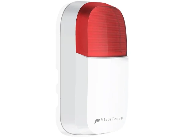 VisorTech PIR Bewegungsmelder:WLAN-Outdoor-Sirene Für ELESION,Akku, WLAN, 95 DB, PIR-Sensor, IP54 5