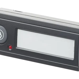 CASAcontrol Funkklingel:Funk-Türklingel, Licht- & Ton-Signal, 100 M Reichweite, IPX4, Schwarz 16
