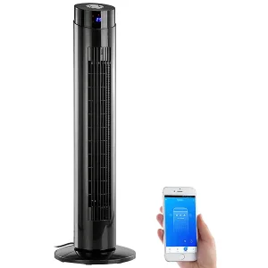 Sichler Turm-Lüfter-Ventilator:Turmventilator, Ionisator, WLAN & App, Siri, Versandrückläufer 15