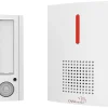 CASAcontrol Haustürklingel:Funk-Türklingel Mit Licht- & Ton-Signal, 100 M Reichweite, IPX4, Weiß 31