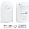 CASAcontrol Bewegungsmelder:Batterie-Funk-Durchgangsmelder, PIR-Bewegungssensor, Klingel-Funktion 29