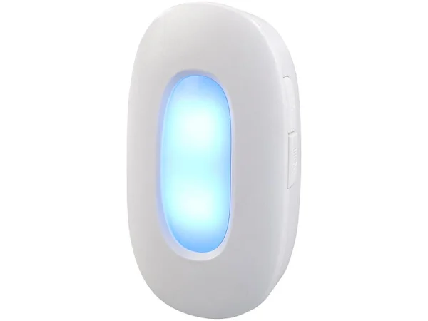 CASAcontrol Lichtklingel Funk:Steckdosen-Funk-Klingel Mit Optischem Signal & Zweitem Empfänger, IP54 12