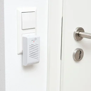 CASAcontrol Türglocke:Steckdosen-Türklingel Mit Funk-Klingeltaster Und 16 Klingeltönen, 30 M 33
