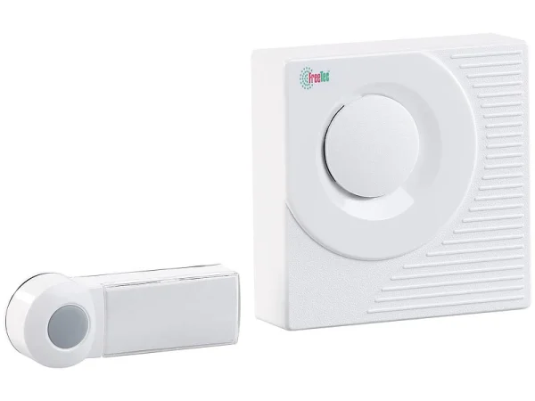FreeTec Klingel Pflegebedürftige:Funk-Klingel FTK-80, Batteriebetrieben 1