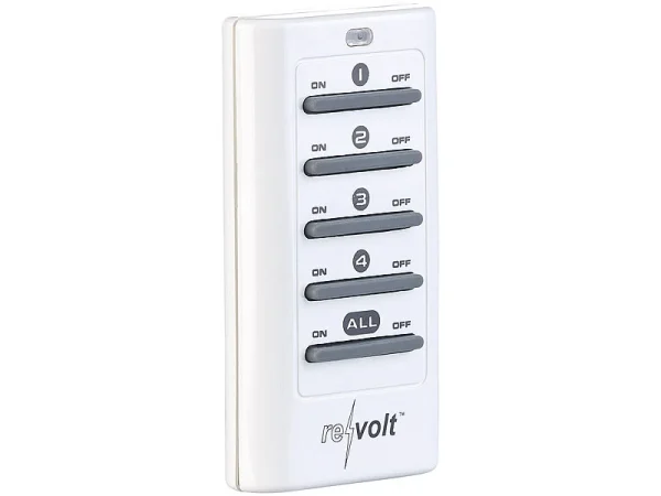 Revolt Funksteckdosen Außen:4er-Set Outdoor-Funksteckdosen Mit Fernbedienung, IP44, Bis 1.000 Watt 6