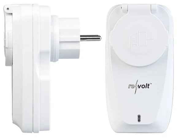 Revolt Funksteckdosen Außen:4er-Set Outdoor-Funksteckdosen Mit Fernbedienung, IP44, Bis 1.000 Watt 7