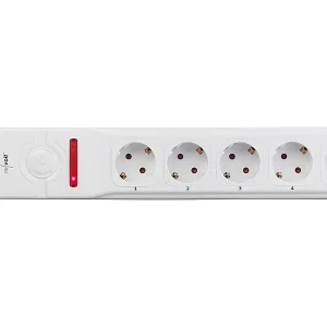 Revolt Funksteckdosenleiste:5-fach-Funk-Steckdosenleiste, Einzeln Schaltbar, Fernbedienung, 2300 W 10