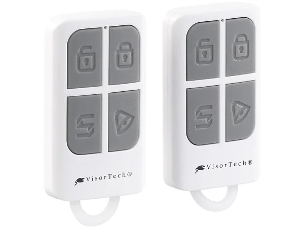 VisorTech Kabellose Alarmanlage:GSM-Alarmanlage Mit Funk- & Handynetz-Anbindung, App Für Android & IOS 4