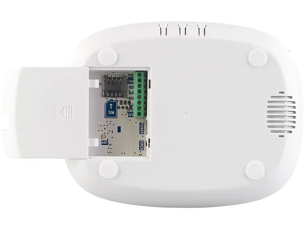 VisorTech Kabellose Alarmanlage:GSM-Alarmanlage Mit Funk- & Handynetz-Anbindung, App Für Android & IOS 8