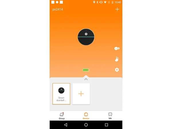 CASAcontrol Gegensprechanlage:Funk-Türklingel Mit WLAN Und Gegensprech-Funktion Per App, 50 M 8