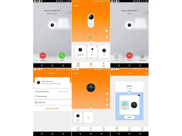 CASAcontrol Gegensprechanlage:Funk-Türklingel Mit WLAN Und Gegensprech-Funktion Per App, 50 M 6