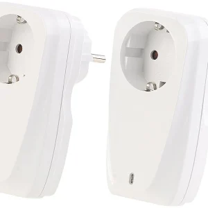 Revolt Steckdose Funk:2er-Set Funksteckdosen Mit Fernbedienung, Bis 16 A, 3.680 Watt 13