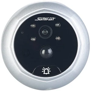 Somikon Digitale Türspion-Kamera Mit 8,9-cm-Display, PIR, Aufnahme, Nachtsicht 25