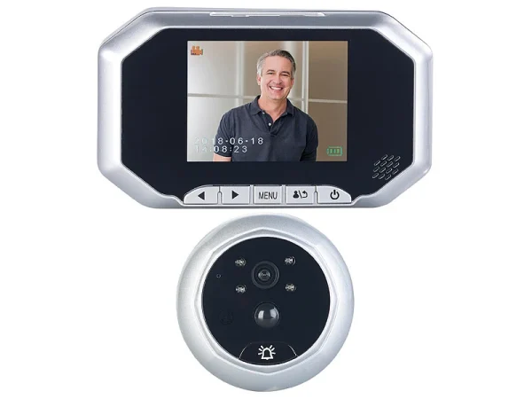 Somikon Digitale Türspion-Kamera Mit 8,9-cm-Display, PIR, Aufnahme, Nachtsicht 3