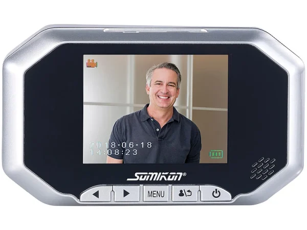 Somikon Digitale Türspion-Kamera Mit 8,9-cm-Display, PIR, Aufnahme, Nachtsicht 10