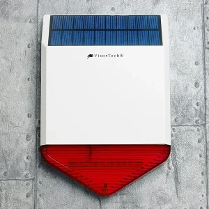 VisorTech Solar Alarmanlage:Solar-Funk-Alarmalage XMD-4400.easy, 110 DB, 5-teiliges Starter-Set 14