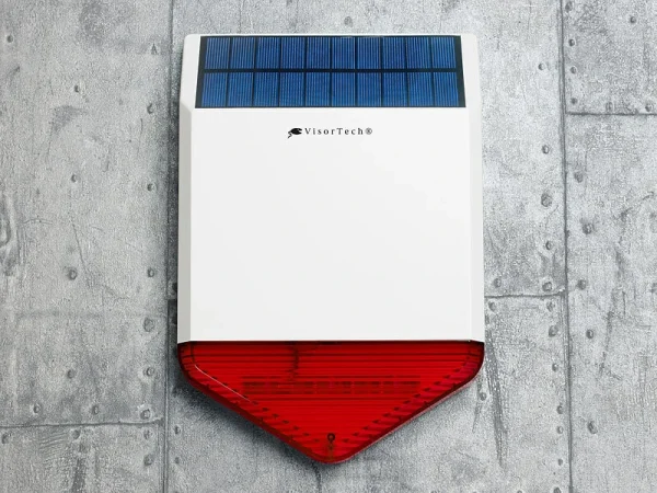 VisorTech Solar Alarmanlage:Solar-Funk-Alarmalage XMD-4400.easy, 110 DB, 5-teiliges Starter-Set 5