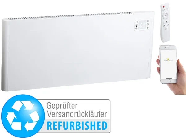Sichler Smart-Heizung Alexa:WLAN-Konvektor-Wand-Heizung, Kompatibel Zu Alexa (Versandrückläufer) 1