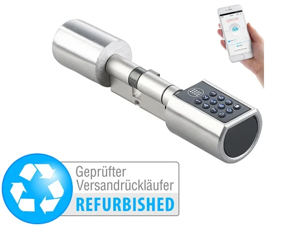 VisorTech Automatisches Türschloss:Elektronischer Tür-Schließzylinder Mit Zahlencode (Versandrückläufer) 1