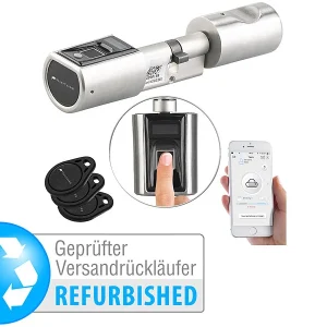 VisorTech Fingerabdruck Zylinder:Elektronischer Tür-Schließzylinder, (Versandrückläufer) 13