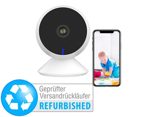 7links Webcams:Full-HD-IP-Überwachungskamera, Smarte Nachtsicht, Versandrückläufer 3