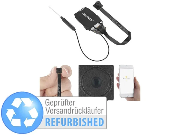 Somikon Full-HD-Micro-Einbaukamera Versandrückläufer 1