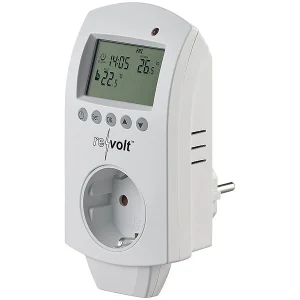 Revolt Frostwächter Steckdose:Digitales Steckdosen-Thermostat Für Heiz- & Klimageräte, 3.680 Watt 10