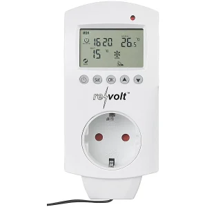 Revolt Thermostat-Stecker:Digitales Steckdosen-Thermostat Versandrückläufer 18