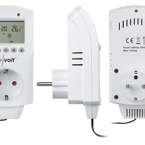 Revolt Thermostat-Stecker:Digitales Steckdosen-Thermostat Versandrückläufer 16