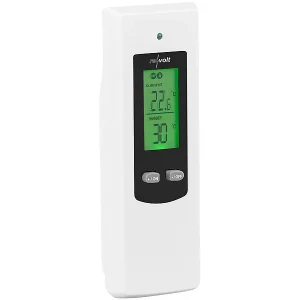 Revolt Thermostat Funk:Steckdosen-Thermostat Mit Mobiler Steuereinheit Für Heiz- & Klimagerät 21