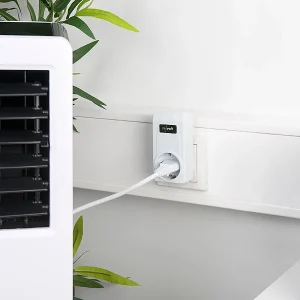 Revolt Thermostat Funk:Steckdosen-Thermostat Mit Mobiler Steuereinheit Für Heiz- & Klimagerät 23
