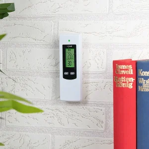 Revolt Thermostat Funk:Steckdosen-Thermostat Mit Mobiler Steuereinheit Für Heiz- & Klimagerät 27