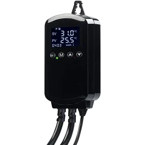 Revolt Temperatur Schalter:Digitaler Temperaturregler Für 2 Heiz- & Klimageräte, Display, 3.680 W 13