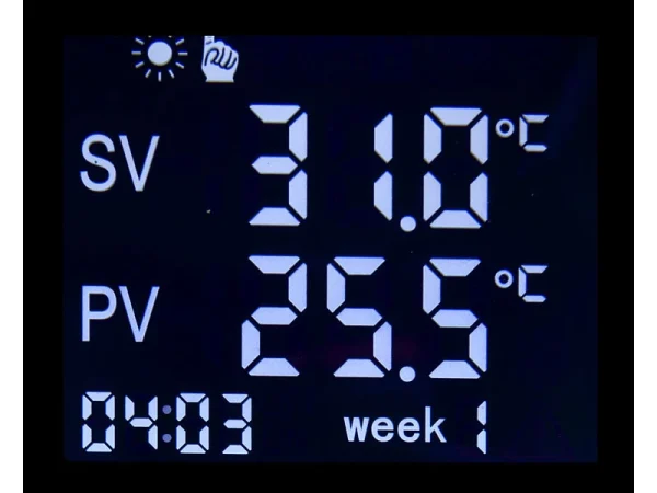 Revolt Temperatur Schalter:Digitaler Temperaturregler Für 2 Heiz- & Klimageräte, Display, 3.680 W 4