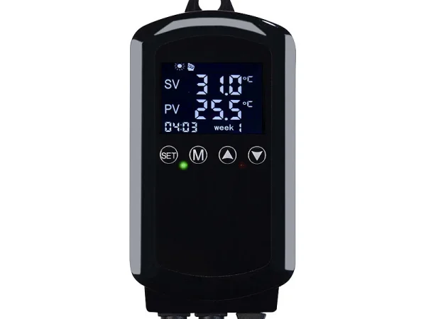 Revolt Temperatur Schalter:Digitaler Temperaturregler Für 2 Heiz- & Klimageräte, Display, 3.680 W 6