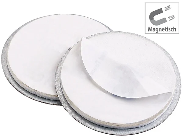 VisorTech Rauchmelder Magnet:4er-Set Magnet-Befestigungssysteme Für Mini-Rauchwarnmelder 4
