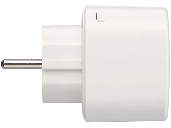 Luminea Home Control Energiemessgerät WLAN:2er-Set WLAN-Steckdosen, Amazon Alexa & Google Assistant Komp., 16 A 13