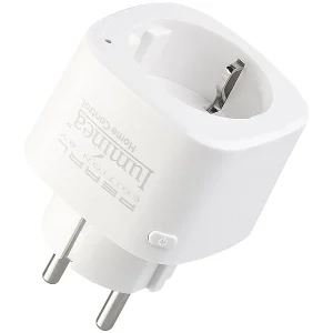 Luminea Home Control Energiemessgerät WLAN:2er-Set WLAN-Steckdosen, Amazon Alexa & Google Assistant Komp., 16 A 32