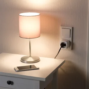 Luminea Home Control Energiemessgerät WLAN:2er-Set WLAN-Steckdosen, Amazon Alexa & Google Assistant Komp., 16 A 42
