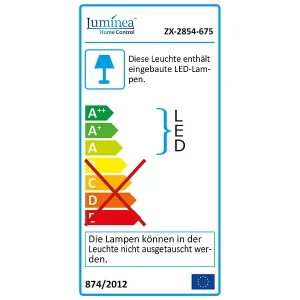 Luminea Alexa LED Streifen:RGBW-LED-Streifen-Erweiterung LAX-515, 5 M, 840 Lm, Warmweiß, IP44 28