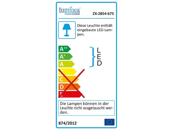 Luminea Alexa LED Streifen:RGBW-LED-Streifen-Erweiterung LAX-515, 5 M, 840 Lm, Warmweiß, IP44 5