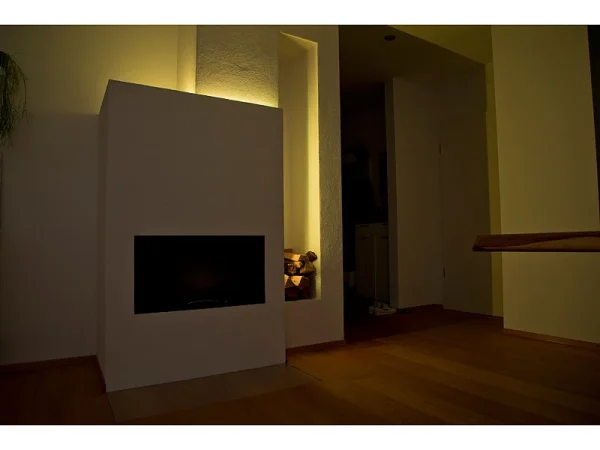 Luminea Alexa LED Streifen:RGBW-LED-Streifen-Erweiterung LAX-515, 5 M, 840 Lm, Warmweiß, IP44 10