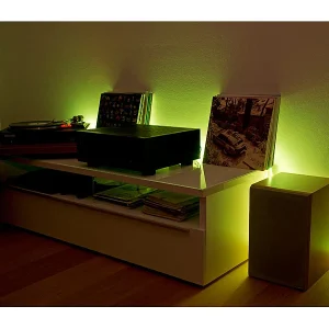 Luminea Alexa LED Streifen:RGBW-LED-Streifen-Erweiterung LAX-515, 5 M, 840 Lm, Warmweiß, IP44 52