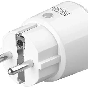Luminea Home Control Stromzähler Steckdose:Mini-WLAN-Steckdose Mit App Und Bluetooth, Für Alexa & GA, 16 A 25