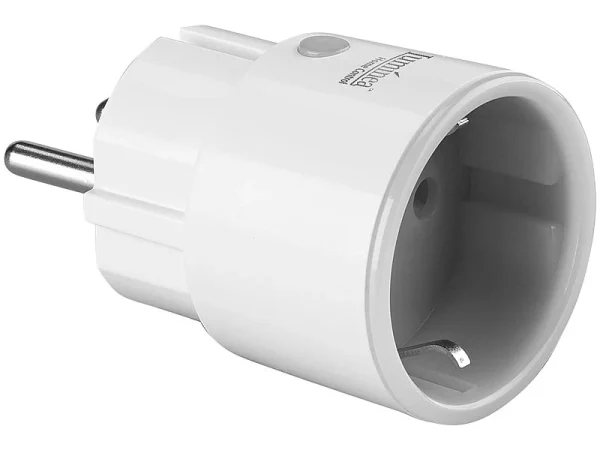 Luminea Home Control Stromzähler Steckdose:Mini-WLAN-Steckdose Mit App Und Bluetooth, Für Alexa & GA, 16 A 8