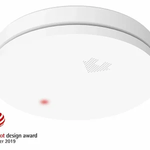 VisorTech Rauchmelder VdS 10 Jahre:Fotoelektrischer Rauchmelder, 10-J.-Batterie, VDS, Red Dot, Superslim 10
